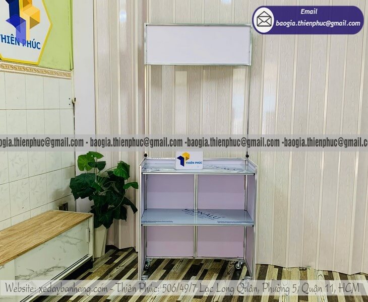 Báo giá kệ bán nước ép hàng rong xếp gọn trên hè phố ở chợ đêm cho khu dân cư