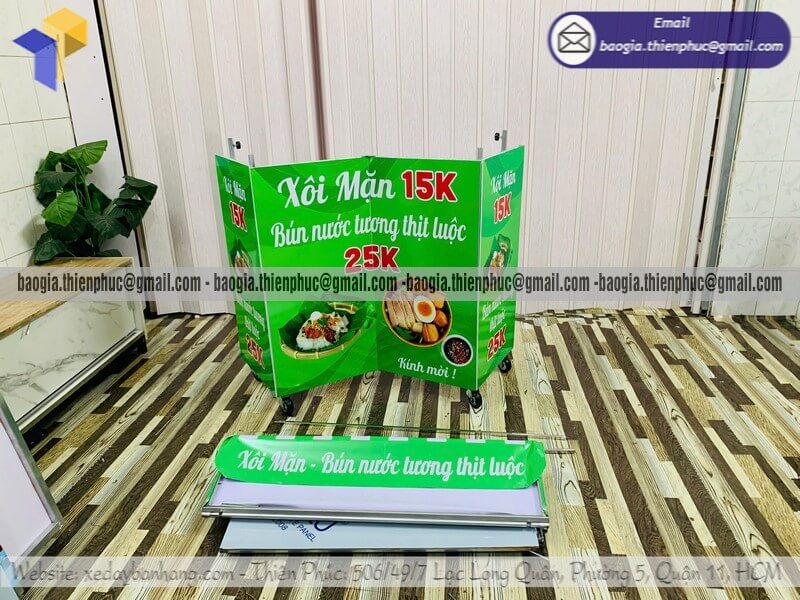 Báo giá quầy bán bún nước tương lề đường lắp ghép rẻ giá mềm cực chất cho người mới