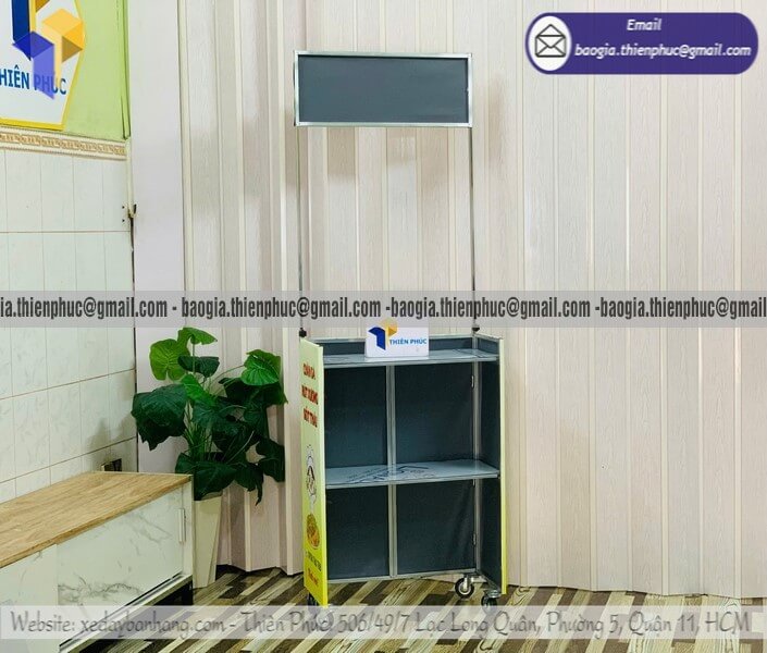 Báo giá quầy bán đồ ăn vặt mini vỉa hè lắp ráp rẻ kinh doanh sinh tố bánh tráng trộn