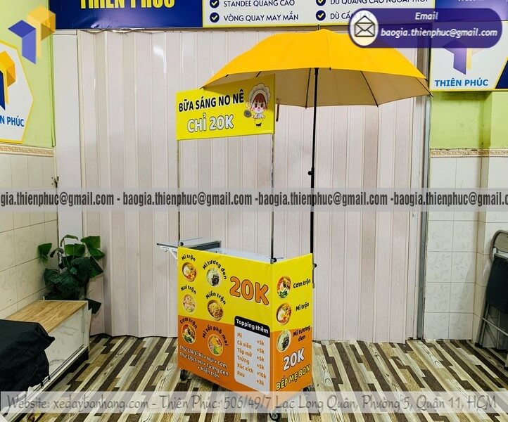 Báo giá xe bán đồ ăn di động lắp ráp trên vỉa hè giá rẻ bất ngờ kinh doanh dễ dàng