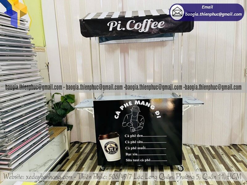 Đặt xe bán cafe hàng rong lắp ráp mang đi rẻ