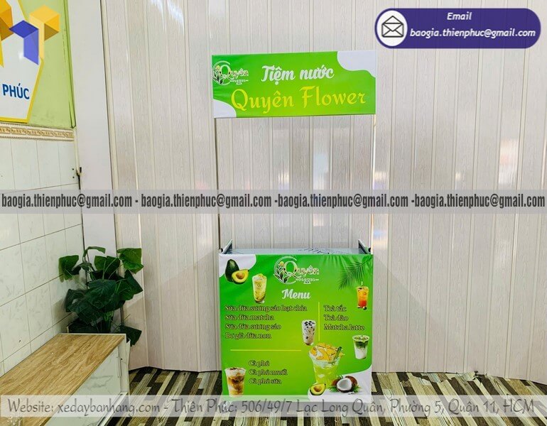 Đặt xe nước giải khát bán lề đường lắp ráp mang đi Đặt xe nước giải khát bán lề đường lắp ráp mang đi