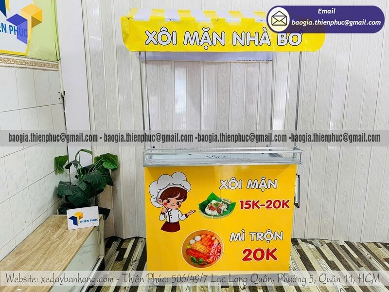Giá quầy bán thức ăn trên đường phố gấp gọn Giá quầy bán thức ăn trên đường phố gấp gọn