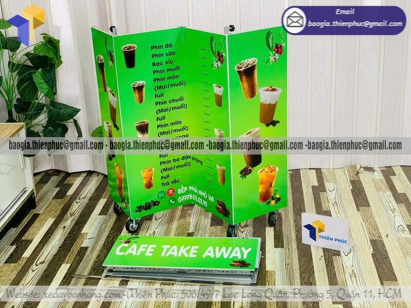 Nơi bán quầy cafe mini đường phố gấp gọn theo yêu cầu giá chỉ từ 700k trở lên bán lưu động