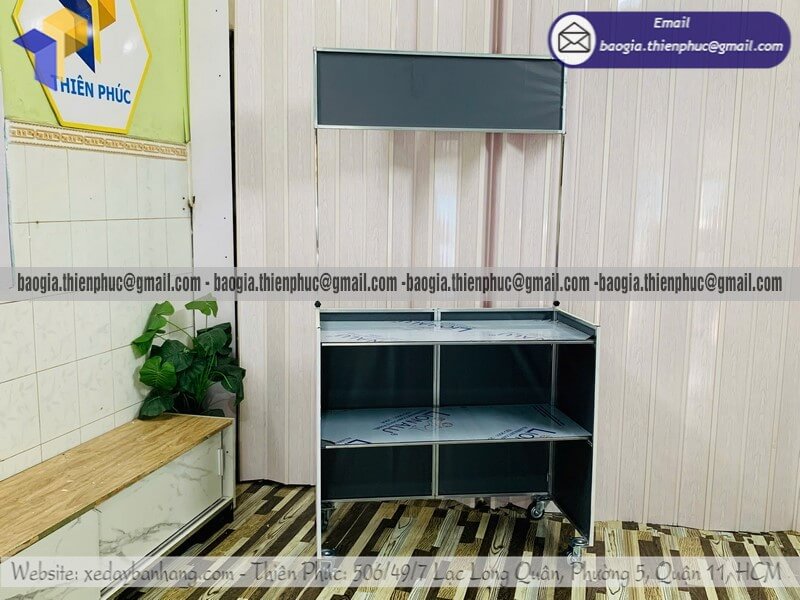 Quầy bún thịt luộc lắp ráp di động bán mang đi giá ưu đãi bán rong hiện nay