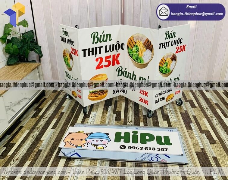 Quầy bún thịt luộc lắp ráp di động bán mang đi giá tận gốc bán tại bình dương, hà nội