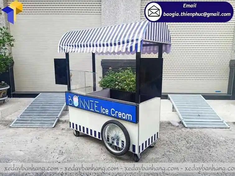 thiết kế xe kem bán hàng