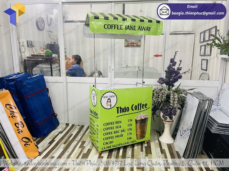 xe bán café take away rẻ