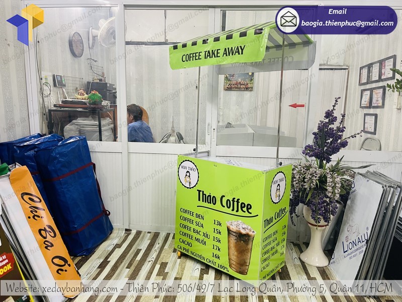 xe bán café take away tphcm