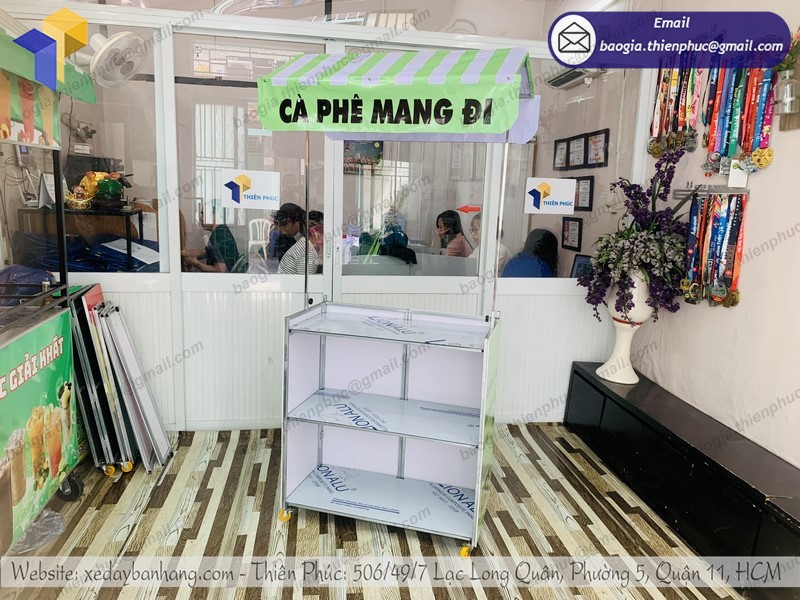 xe café mang đi giá rẻ lợi