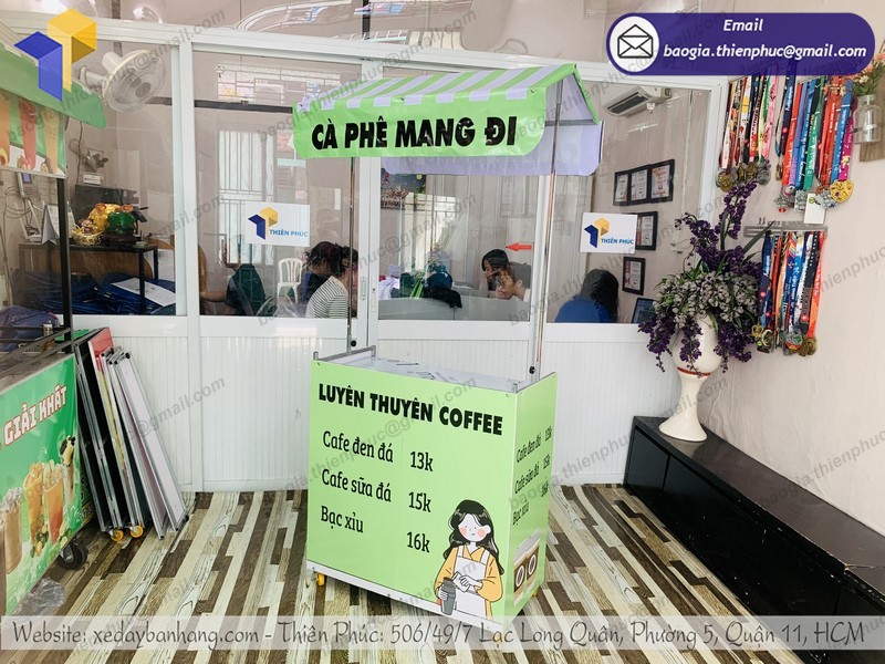 xe café mang đi giá rẻ tphcm