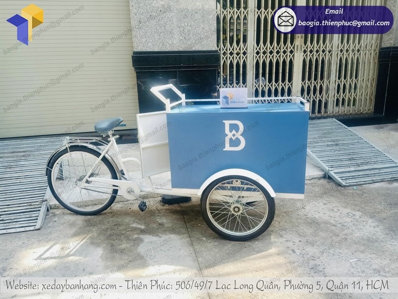 xe đạp bán kem dạo