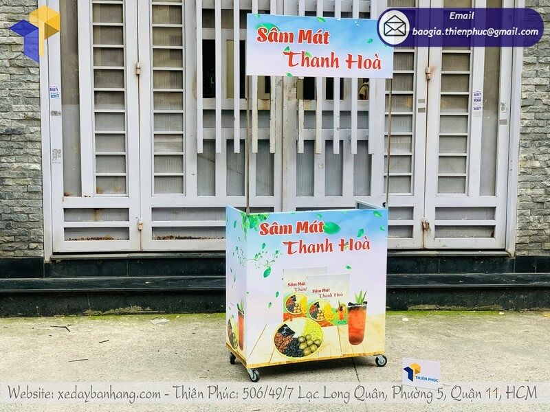 Xưởng sản xuất mẫu quầy bán nước vỉa hè lề đường phù hợp ngoài trời